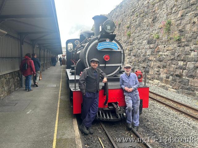 № 134's crew for the day proudly posing for the event. (Photo: Ben Abbott)