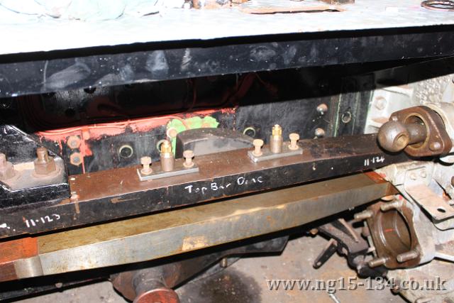 The new slide bar lubrication fitting on the right hand slide bar. (Photo: Laurence Armstrong)