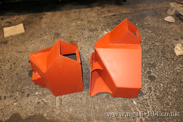 The front sandboxes in their primer. Photo: Laurence Armstrong