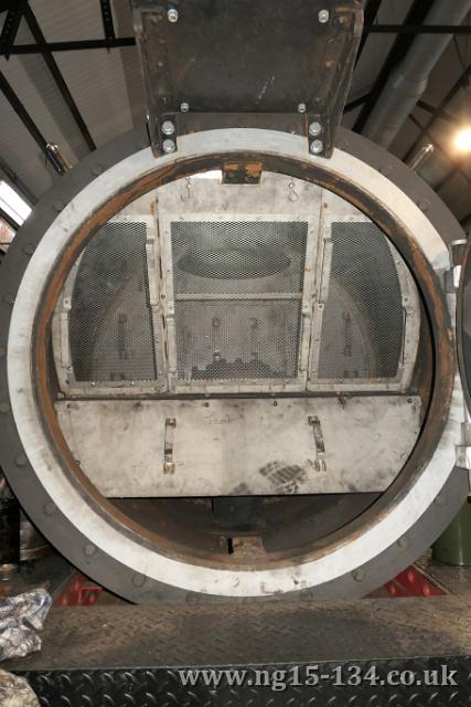 The completed spark arrestor in situ. Photo: Laurence Armstrong