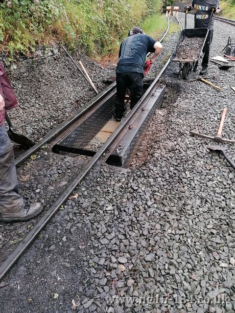 Digging the ash pit out in the headshunt. (Photo: Erle Ford)