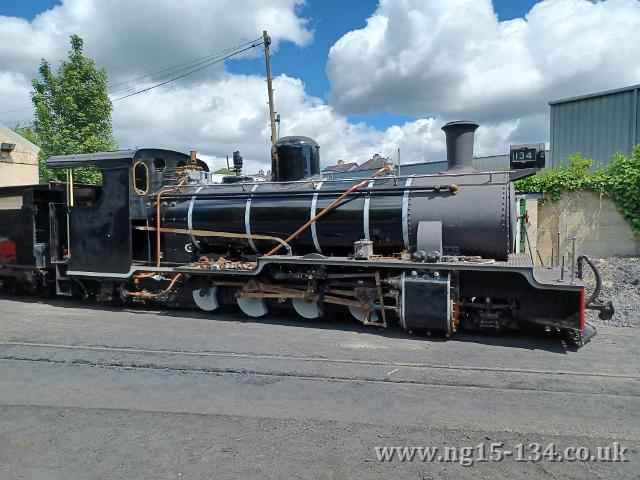 134 complete with cab out in the sunshine. (Photo: Adrian Strachan)
