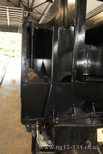 The sand boxes fitted into the tender. (Photo: Laurence Armstrong)