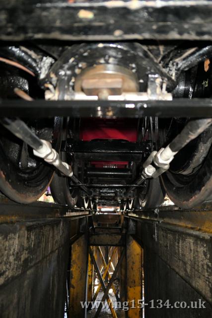 A view of the brake rigging complete with safety straps. (Photo: Laurence Armstrong)