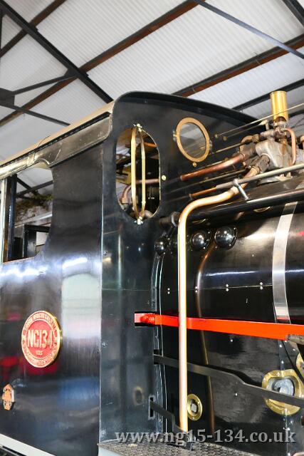 The first of the two front oval windows has been fitted. (Photo: Laurence Armstrong)