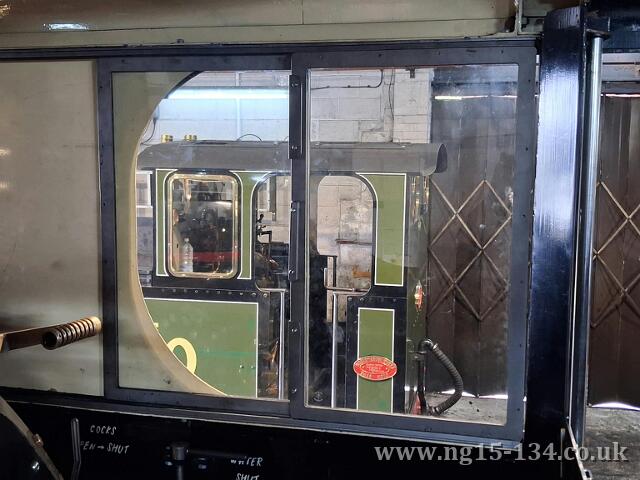 The driver's side cab windows with the handles and stops fitted. (Photo: Ben Smith).