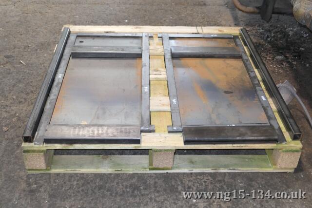 A 'kit of parts' ready to fabricate the two cab doors. (Photo: Laurence Armstrong)